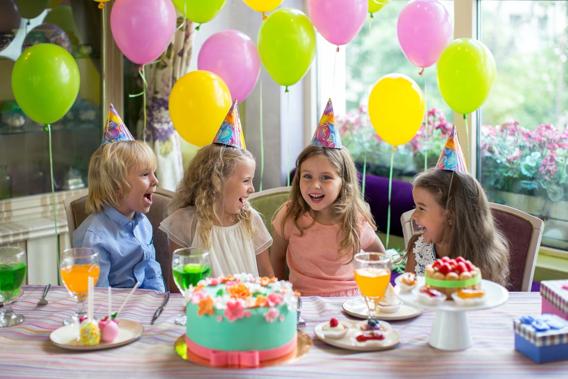 Children at Birthday Party